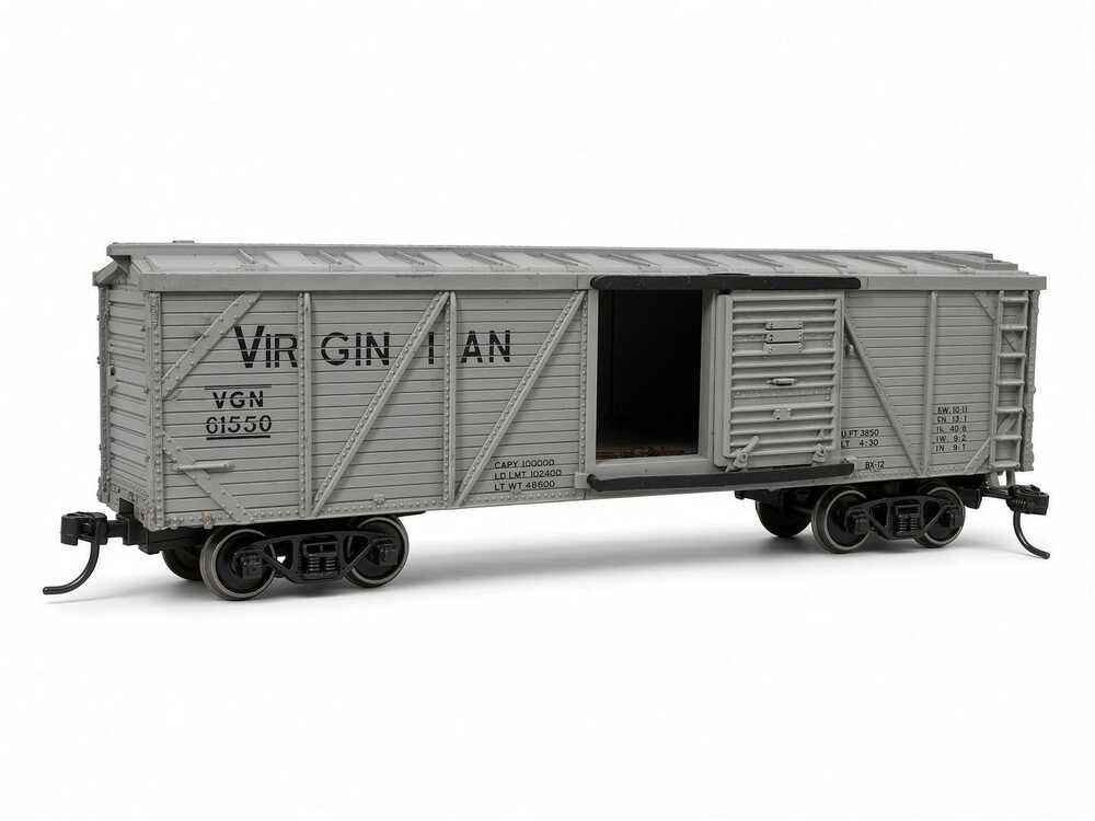 Life-Like HO Scale Virginian VGN 61550 Box Car Vintage Model Train Freight Car